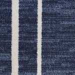 Nourison Essentials Navy/Ivory 5' x 7' Area Rug