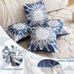 Set of 4 Waterproof Outdoor Pillow Covers - 18x18