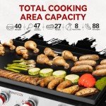 Royal Gourmet 4-Burner Propane Gas Griddle