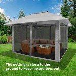 CROWN SHADES 13x13 Pop Up Gazebo Canopy Tent