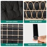 YITAHOME 3-Piece Outdoor Wicker Patio Furniture Set