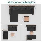 YITAHOME 3-Piece Outdoor Wicker Patio Furniture Set