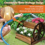 Koretech Rolling Outdoor Planter Box for Flowers