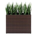 Lewis & Wayne Large Wicker Outdoor Planter Box