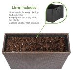 Lewis & Wayne Large Wicker Outdoor Planter Box