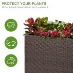 Lewis & Wayne Large Wicker Outdoor Planter Box