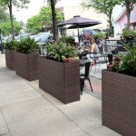 Lewis & Wayne Large Wicker Outdoor Planter Box