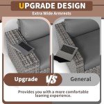 6-Piece Outdoor Patio Sectional Couch Set