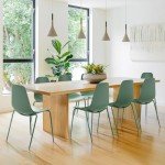 Stackable Outdoor Dining Chairs Set of 4 - Green