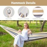 SUNCREAT Heavy Duty 2-Person Hammock with Stand