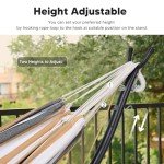 SUNCREAT Heavy Duty 2-Person Hammock with Stand