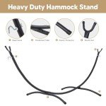 SUNCREAT Heavy Duty 2-Person Hammock with Stand
