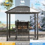 ABCCANOPY 6x8 Metal Hardtop Grill Gazebo