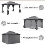 10'x13' LAUSAINT HOME Outdoor Patio Gazebo Tent