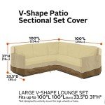 Veranda V-Shaped Sectional Sofa Cover - Large
