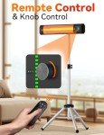 BALKOS Outdoor Electric Heater with Remote Control