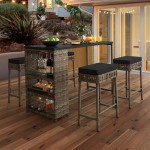 YITAHOME 5-Piece Outdoor Patio Bar Set