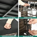 YITAHOME 5-Piece Outdoor Patio Bar Set