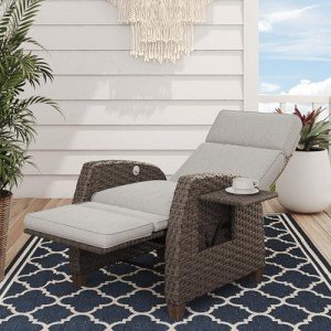 Grand Patio Indoor/Outdoor Recliner with Flip Table