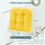 Downluxe Waterproof Outdoor Chair Cushions, 2-Pack