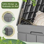 Large Waterproof Resin Deck Box for Outdoor Storage