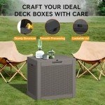 Esmlada 31 Gallon Waterproof Deck Storage Box