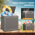 Esmlada 31 Gallon Waterproof Deck Storage Box