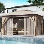LAUSAINT HOME 10'x13' Outdoor Patio Gazebo