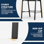 4-Pack All-Weather Patio Bar Stools Set