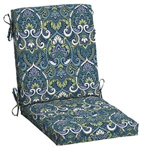 Sapphire Blue Outdoor Dining Chair Cushion 20”