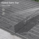 Cozyman 6-Person Weather-Resistant Outdoor Dining Table