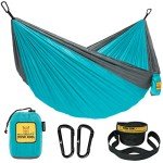 Wise Owl Double Hammock - Lightweight Outdoor Travel Set
