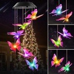 Solar Patio Wind Chime - Perfect Mother's Day Gift