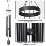 Large Deep Tone Wind Chimes for Outdoors
