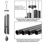 Large Deep Tone Wind Chimes for Outdoors