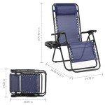 Sweetcrispy Set of 2 Zero Gravity Chairs