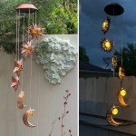 Solar Wind Chimes with Sun, Moon, and Stars
