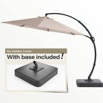 LAUSAINT HOME 11 FT Curvy Cantilever Patio Umbrella