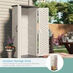Suncast Vertical Patio Shed - Vanilla