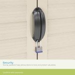 Suncast Vertical Patio Shed - Vanilla