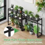 3-Tier Stackable Plant Stand for Indoor/Outdoor Use