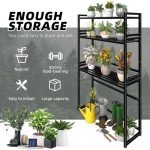 3-Tier Stackable Plant Stand for Indoor/Outdoor Use