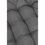 Charcoal Grey Egg Hanging Chair with Stand