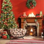 Venkuber 25-Inch Metal Firewood Rack Holder