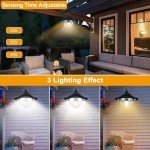Solar Pendant Light with Motion Sensor – 2 Pack