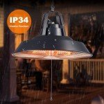 Electric Ceiling Mounted Patio Heater 1500W