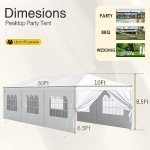 Greesum 10x30 Heavy Duty Outdoor Canopy Tent