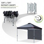 MasterCanopy Pop-Up Canopy Tent with Sidewall