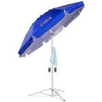 Portable 6.5ft Sun Shade Umbrella with Stand