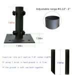 Atsasaye Patio Umbrella Stand with Ground Spike